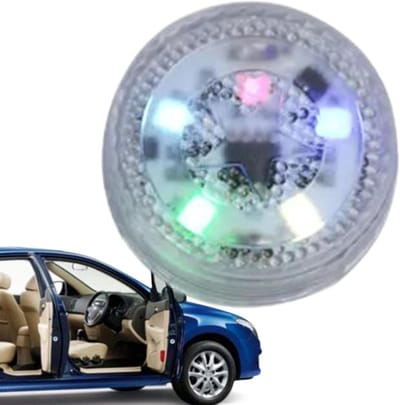 Veiligheidslamp Auto - Waarschuwingslicht Deur - Verkeersveiligheid Verhogen - Draadloze Sensor - 7.8 x 4.3 cm - Zwart