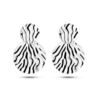 oorhangers reli��f zilver gerhodineerd 1336679
