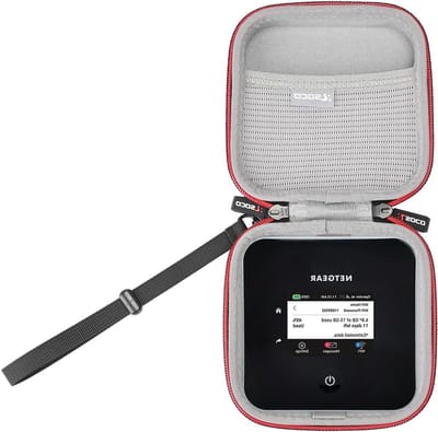 Draagbare Bescherming voor Nighthawk M1 en M2 Mobiele WLAN Routers - Robuuste Case met Accessoires voor Veilig Transport en Gebruik