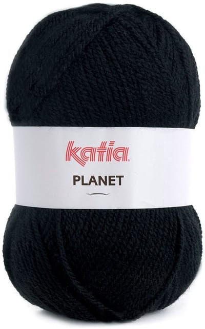 Katia Planet - 3974 zwart - Acryl Garen