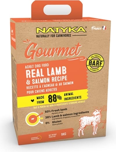 Natyka - Gourmet Adult Lamb / Salmon - Hondenvoer - 9 kg