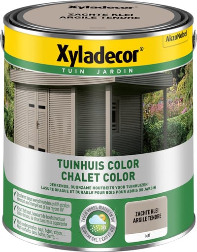 Xyladecor - Tuinhuis Color - Zachte Klei - 2,5 L