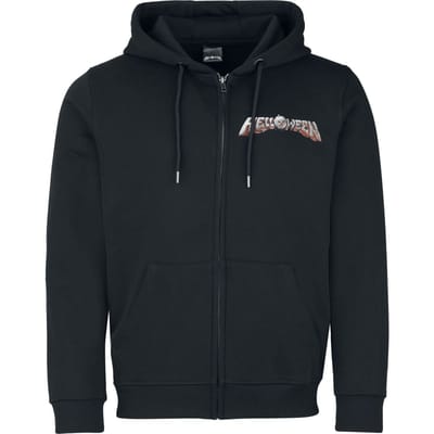 Helloween Vest met capuchon - Shadow Pumpkin - S tot XXL - voor Mannen - zwart