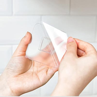 Set van 4 Zelfklevende Accessoires voor 360° Draaibare Keukenhulpmiddelen Haak, Perfect voor Keukenorganisatie en Ruimtebesparing