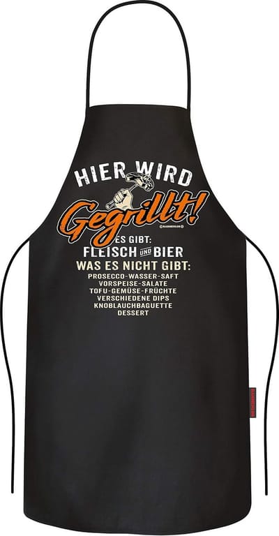 Grappig Barbecueschort voor Mannen - Katoenen Kookschort als Origineel Cadeau