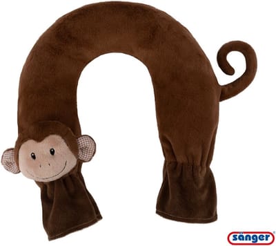 Sänger - Nekwarmer - Aap - Bruin - Warmwaterkruik