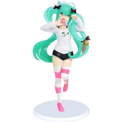 Hatsune Miku Model Anime Meisje Figuren Kattenoren Zittende Houding Staande Houding Korte Mouw Pyjama Beeldjes Kinderspeelgoed Cadeau