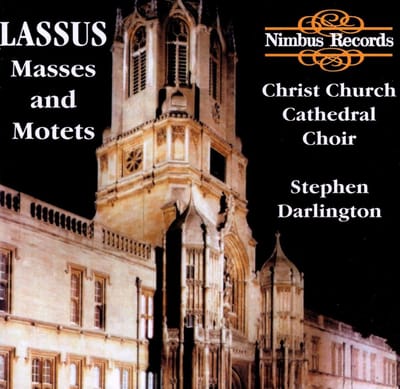 Christ Church Cathedral Choir, Stephen Darlington - Lassus: Masses & Motets (CD)