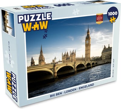 Puzzel Big Ben - Londen - Engeland - Legpuzzel - Puzzel 1000 stukjes volwassenen