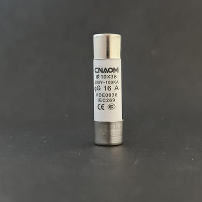 R015 10x38 Keramische Buiszekering - 16A - 10x38mm