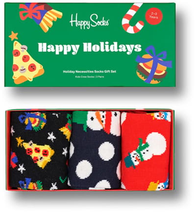 Happy Socks kids holiday giftbox 3P multi II