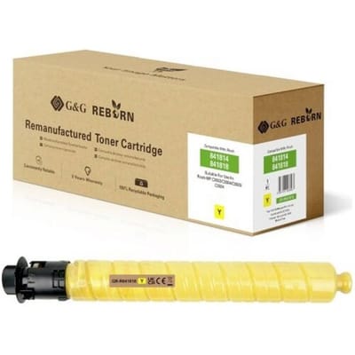 G&G Toner vervangt Ricoh 841818 Compatibel Geel 18000 bladzijden GR-R841818