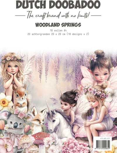 DDBD collage paperset woodland springs