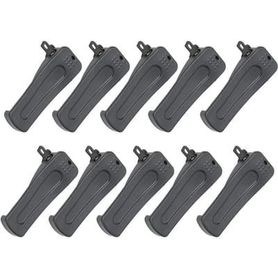10 stuks Radio Riemclip Vervanging Plastic 2-weg Portofoon Riemclip voor Baofeng BF 666S BF 777S BF 888S T 200S