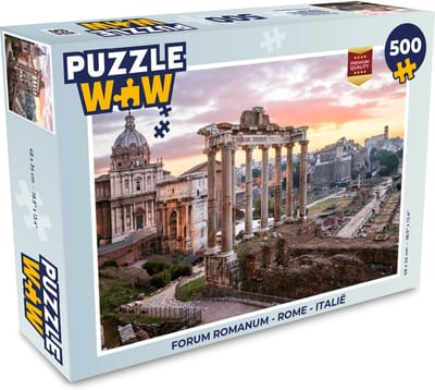 Puzzel Forum Romanum - Rome - Italië - Legpuzzel - Puzzel 500 stukjes