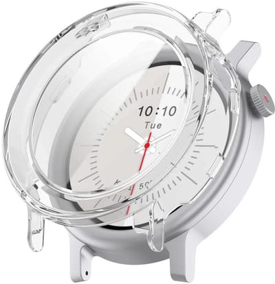 Strap-it PC Case met Glas Transparant – Geschikt voor CMF Watch 3 Pro