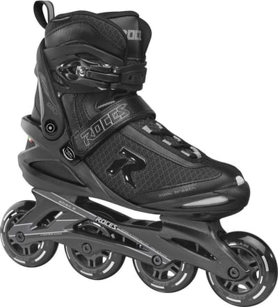 Roces Icon 80 Skeelers Volwassenen – 4x80mm Wielen – Fitness Inline Skates – Zwart – Maat 40