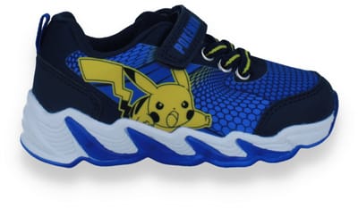 Pokemon Jongens Sneaker Met Lichtjes | Blauw | Maat: 26