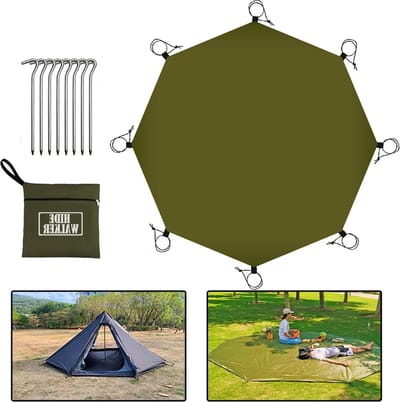 Grote Waterdichte Grondzeilen voor Kamperen - Multifunctionele Tentmat en Beschermdoek