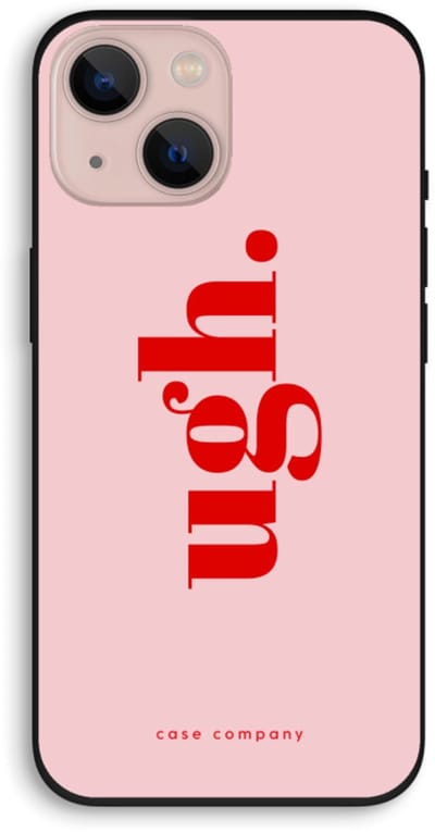 Case Company® - Hoesje geschikt voor iPhone 13 hoesje - Ugh - Biologisch Afbreekbaar Telefoonhoesje - Bescherming alle Kanten en Schermrand
