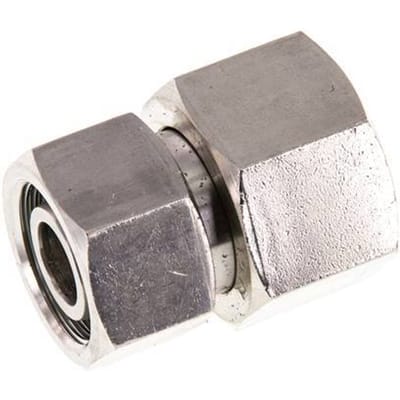 18L & 22L RVS Rechte met Draaidoorvoer 160bar FKM O-ring en Afdichtconus ISO 8434-1