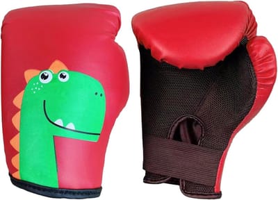 Bokshandschoenen Kinderen - Sparringhandschoenen Vechthandschoenen - Kickboksen Trainen - Verbeterde Veiligheid - 3-8 Jaar - Rood