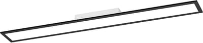 EGLO Moradillo LED Paneel - 119.5 x 14.5 cm - Zwart - Instelbaar wit licht (warm, neutraal en daglicht)