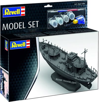 Revell Modelbouwpakket Schepen - 65242 KFK Kriegsfischkutter - Mine warfare vessels - Schip - Model Set Plastic - 1:144 - Modelbouw