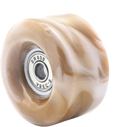 Vervangende Wielen - Roller Onderdelen - Skaten Buiten - Met Hoge Snelheid Lagers - 58mm x 32mm - Goudmix Kleur