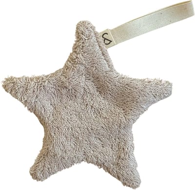 Speendoekje Ster Beige | Baby Speendoekjes | Knuffeldoekje Speen | Badstof + Velours | Ivy and Soof