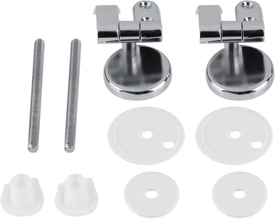 Hinges voor Vervanging van Toiletzitting met Fittings - 2 Stuks, Geschikt voor Badkamer en Hotel, Duurzaam en Eenvoudig te Monteren