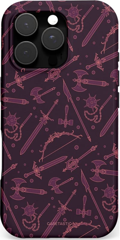 Casetastic hoesje geschikt voor Apple iPhone 16 Pro - MagSafe - Dubbellaagse bescherming - Morgenster - Fashion Case - Donkerblauw Donkergrijs