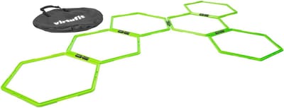 Agility Grid Set - Trainingsladder Voetbal - Sport Training - Inclusief Opbergtas - 6 Stuks