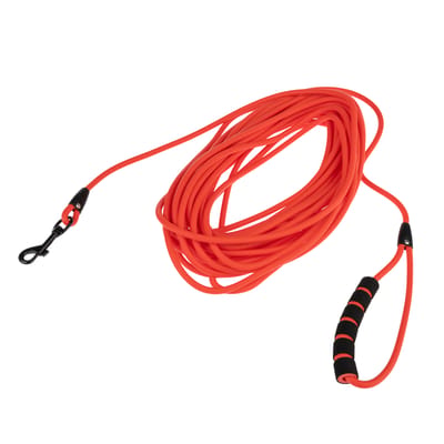 TIAKI Tugline Neo Comfort, rood 15m lang, 6mm breed hond