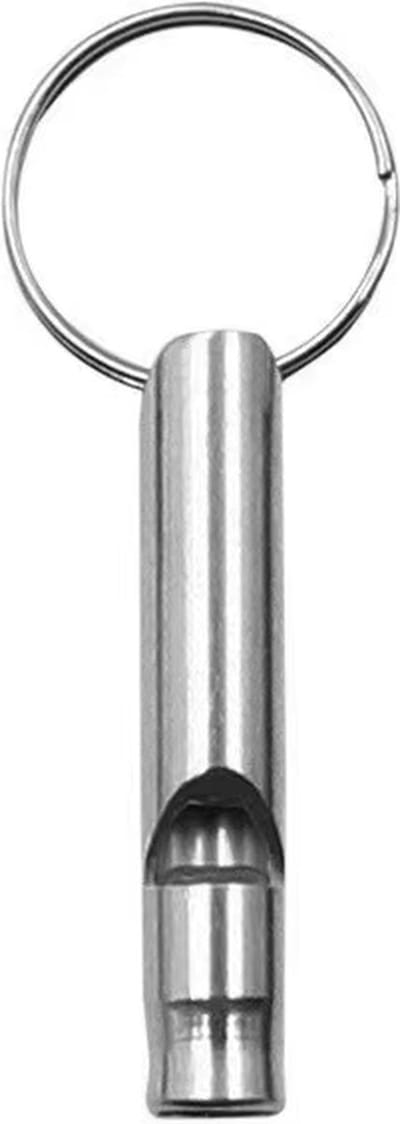 Hondenfluitje | Noodfluit | Noodfluitje Voor Noodgevallen | Noodpakket | Zilver