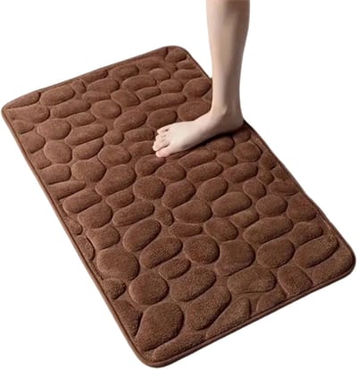 Bovista Sneldrogende Badmat - Douchemat - Antislip - Wc Mat - Toiletmat - Badkamermat - Koffie S