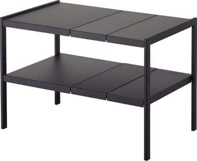 Yamazaki Keukenkast Organizer Uitschuifbaar - 2 niveau - Tower - Zwart