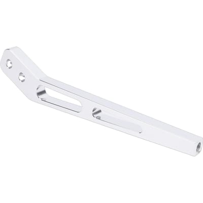 Levier de Poignée de Levier de Vitesse Courbé 10 Pouces en Alliage d'Aluminium Remplacement pour Tremec T5 T45 T56 TKO500 600 white