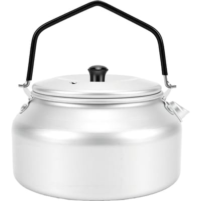 900ml Kampeerketel Aluminium Thee Koffiepot Voedselkwaliteit Lichtgewicht Draagbare Buitenwaterkoker met Siliconen Handvat