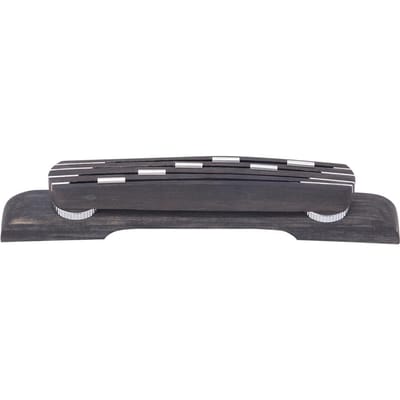GO104 Ebbenhouten Gitaarbrug Jazz Gitaar Accessoire met 6-punts Verstelbare Hoogte 21~26mm