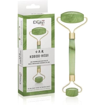 Handmassageapparaat - Italiaans Design - KOBIDO HISUI - Natuurlijke Jade - Groene kleur - Gemengd groen