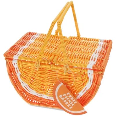 Mini fruitenmand picknick voor kinderen Rex London Orange