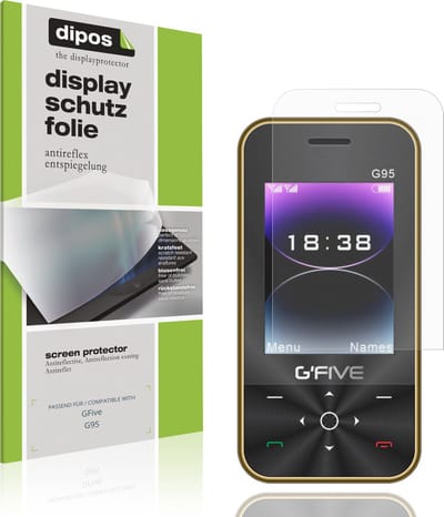 dipos – 4x Matte Beschermfolie geschikt voor GFive G95 | Krasbestendige & antireflecterende Screenprotector Ultra-Thin