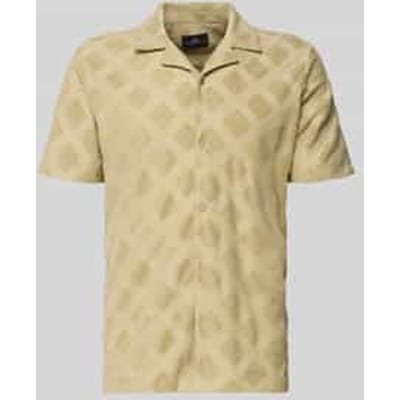 Fynch-Hatton Overhemd Resort Shirt Polo Terry Jacquard Pistache / male