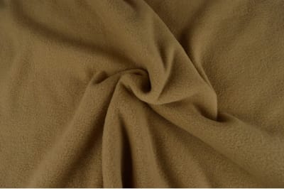 10 meter fleece stof - Beige - 100% polyester