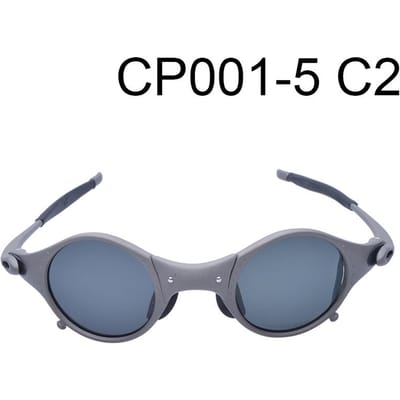 Lunettes de soleil VTT Cyclisme UV400 Monture Métal Lunettes de vélo pour Homme Lunettes de conduite E5-4 One Size