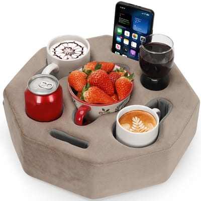 Dailygoods- Bekerhouder Zacht en Stevig - Couch-Bekerhouder - Drankenhouder - Telefoonhouder - Afstandsbedieninghouder - Antimors-ontwerp
