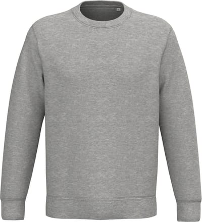 Native Spirit Ecologische uniseks sweater met ronde hals NS443 - Moon Grey Heather - 3XL