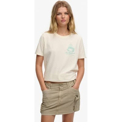Superdry - Roadside Trade Relaxed T-shirt - Dames - T-shirts