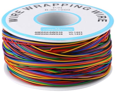 Allecto - Elektrische Kabel - Testkabel - Tinned Copper - 250 Meter - Kleurige Kabel - Geschikt voor diverse toepassingen - Kleurig